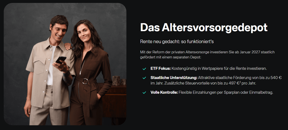 altersvorsorgedepot Scalable capital
