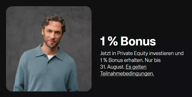 scalable capital 1% bonus privat equity