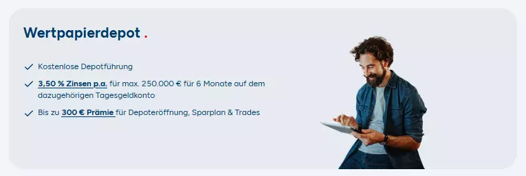 1822 direkt wertpapierdepot 300 euro prämie