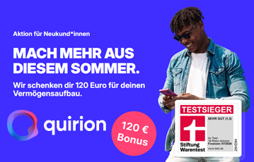 Quirion: Sommeraktion