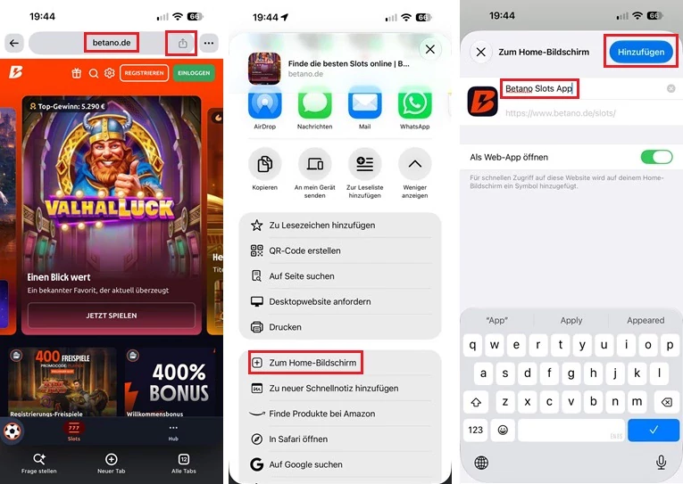 Betano Web App