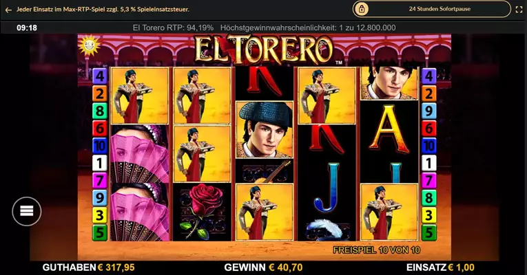 El torero spiel