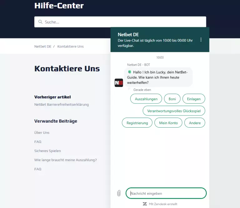NetBetSupport