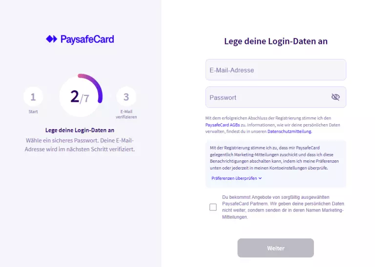 PaysafeCard Casinos Online