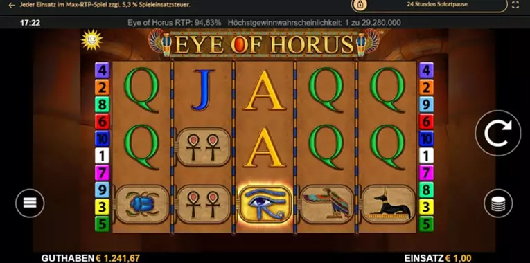 slot eye of horus