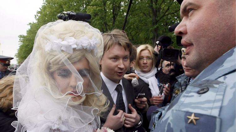 Schwule leben gefährlich in Russland.