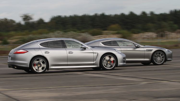 Je genauer man hinschaut, desto größer werden die Unterschiede des angeblich so ähnlichen Porsche Panamera und Aston Martin Rapide.