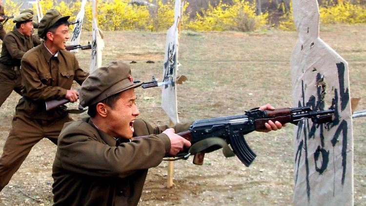 Nordkoreas Armee ist seit 60 Jahren bereit für einen Schlag gegen den Süden.
