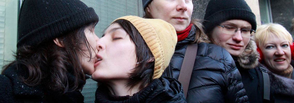 Homosexualität ist in Russland seit 1993 nicht mehr strafbar.
