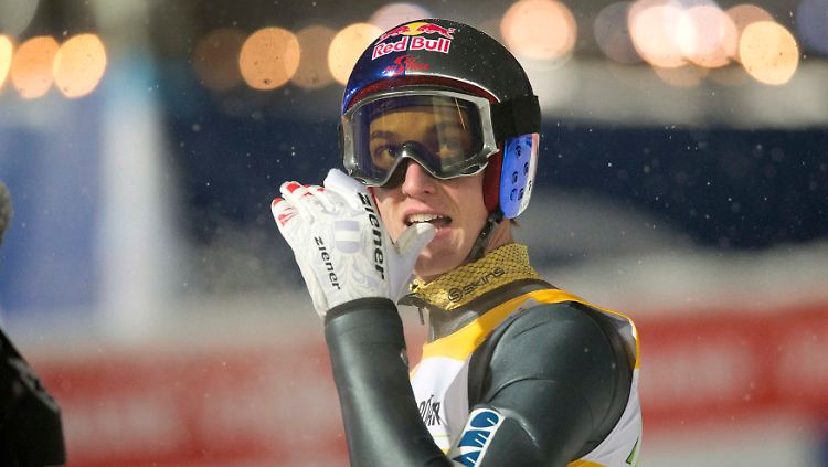 Springende Legende: Gregor Schlierenzauer, 23, schickt sich an, die Rekorde