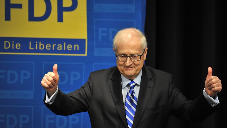 Der Spitzenkandidat der FDP erwähnte die Vorwürfe nicht.