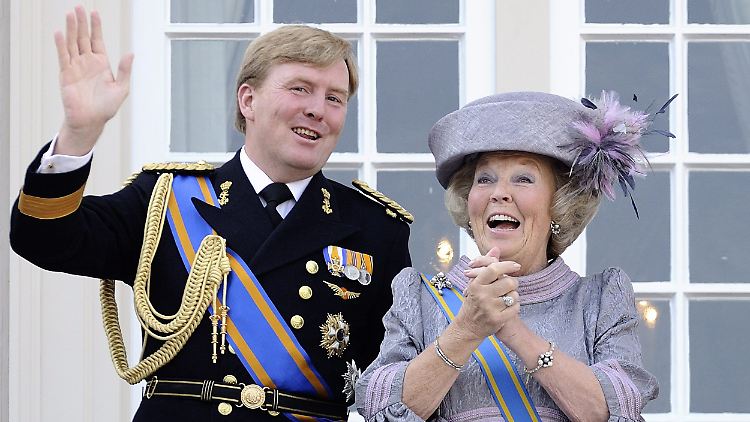 Königin Beatrix und ihr Sohn: Willem-Alexander ist Kronprinz und dürfte das Zepter als Willem IV. übernehmen.