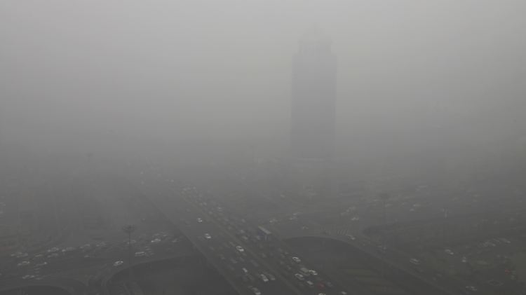 Eine Stadt verschwindet: Peking leidet in diesem Winter extrem unter Smog.