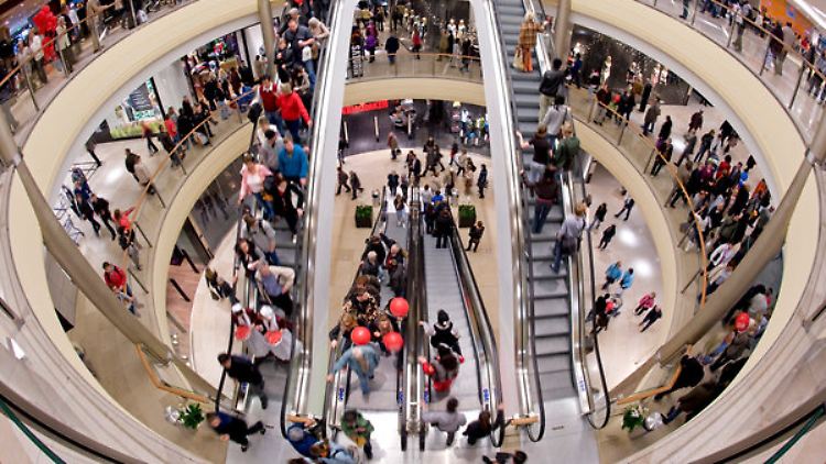 Einkaufen in Dresden.