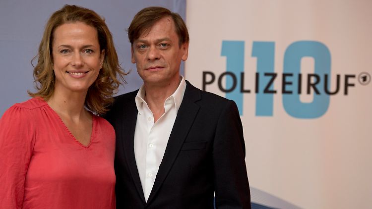 Claudia Michelsen und Sylvester Groth bei ihrer Vorstellung.