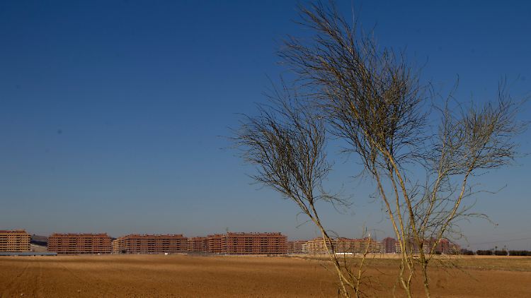 Leerstehende Wohnblocks im spanischen Sesena.