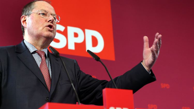 Verspricht sich Vorteile im direkten Duell mit Merkel: SPD-Kanzlerkandidat Steinbrück.