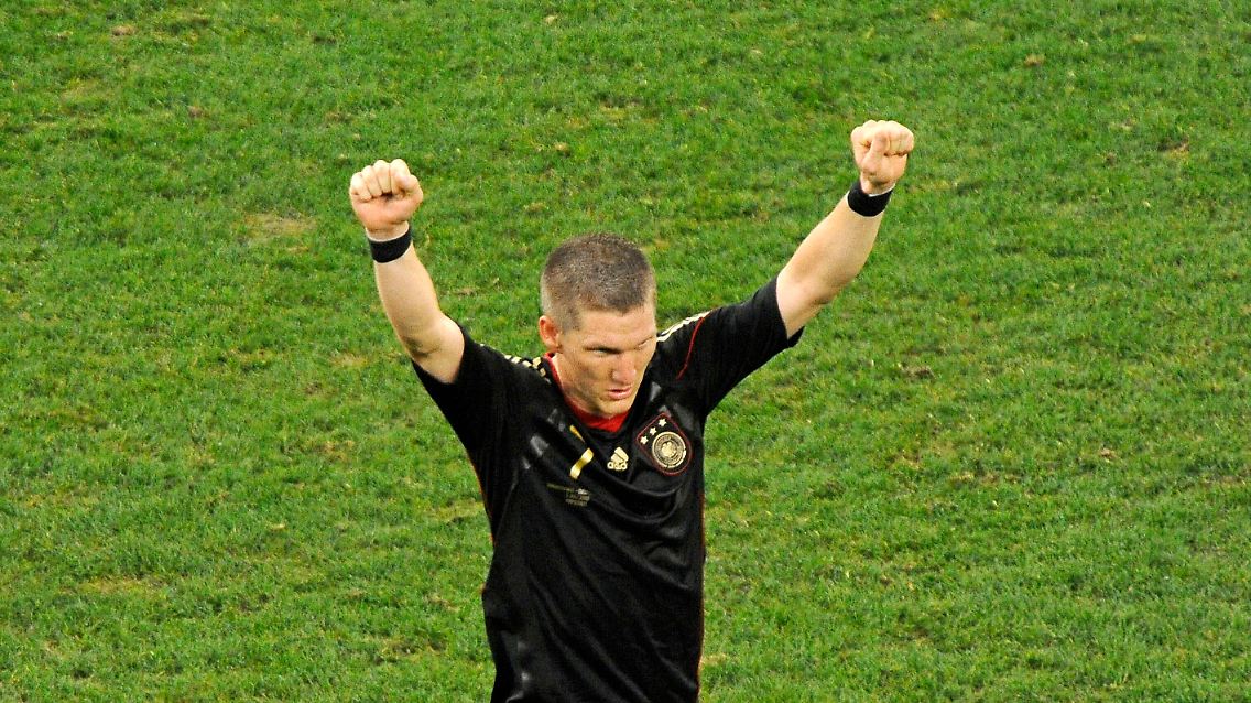 Einer der Chefs im deutschen Spiel: Bastian Schweinsteiger.