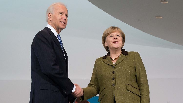 Joe Biden besuchte Angela Merkel im Kanzleramt, bevor er zur Sicherheitskonferenz nach München weiterreiste.