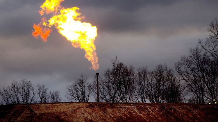 Im Boden der USA lagern Schätzungen zufolge rund 23 Billionen Kubikmeter Schiefergas.