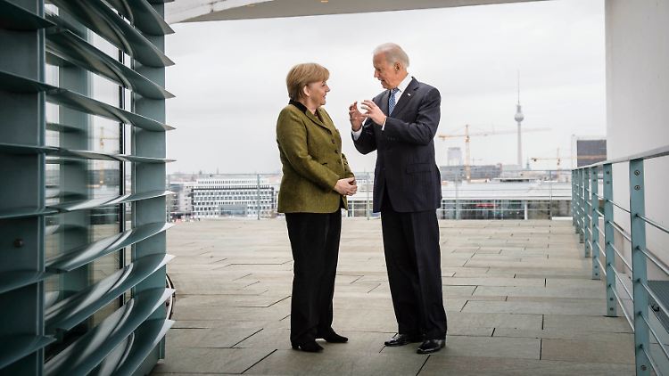 Vor seiner Reise nach München besuchte US-Vizepräsident Biden Kanzlerin Merkel in Berlin.