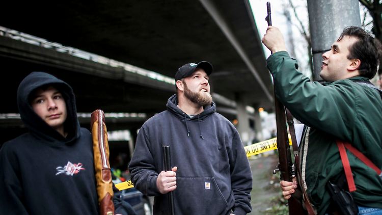 In Seattle konnten Waffenbesitzer ihre Gewehre kürzlich gegen Warengutscheine eintauschen.