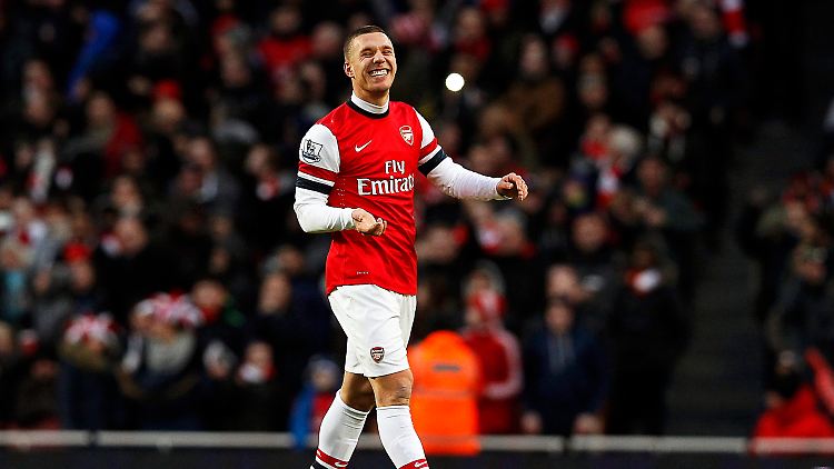 Zumindest für einen Abend der König von London: Lukas Podolski.