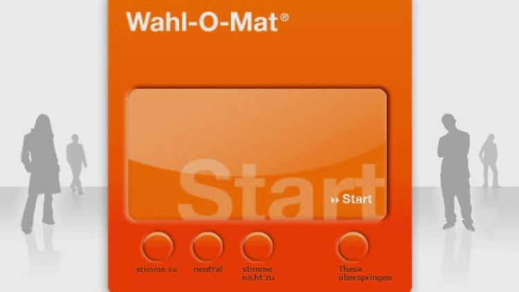 Seit 2002 gibt es den Wahl-O-Mat.