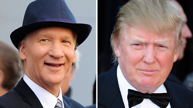 Werden sich diese beiden Herren wohl einigen? Bill Maher (l.) und Donald Trump.