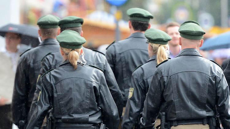 Polizisten in München.