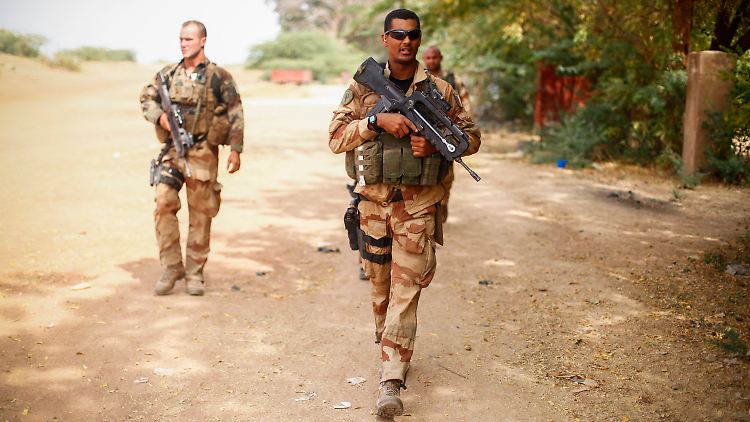Französische Soldaten im Einsatz in Mali.