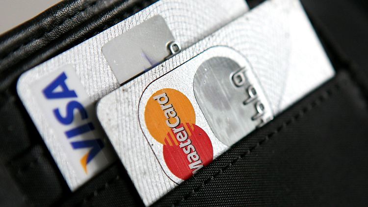 Visa-Kunden setzten ihre Karte im letzten Quartal besonders häufig ein. 