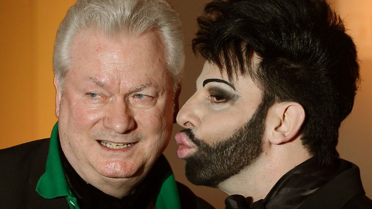 Harald Glööckler und sein Dieter: ein Traumpaar.