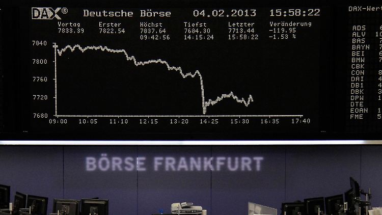 Dax im tiefen Tal: Von solchen Bildern haben die Anleger offenbar genug.