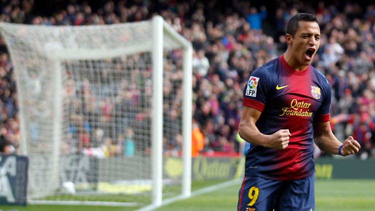 Alexis Sanchez eröffnete schon nach sechs Minuten den Torreigen im Camp Nou. Es folgten noch fünf weitere Barca-Treffer.