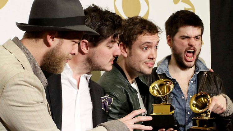 Die Jungs um Marcus Mumford.