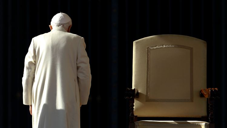 Papst Benedikt XVI. fehlt die Kraft zum Weitermachen.
