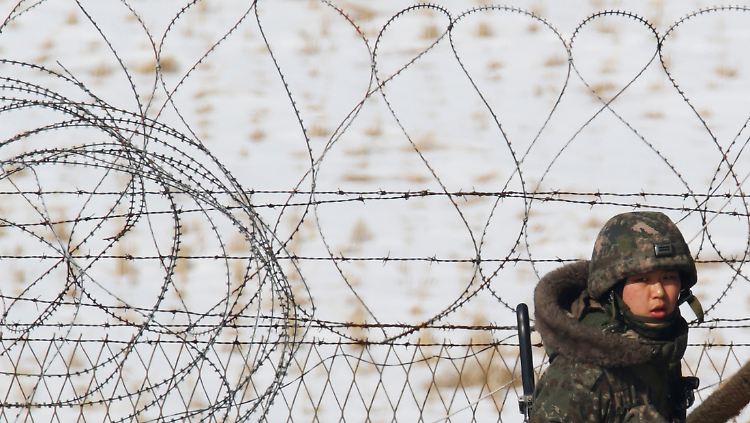An der Grenze zwischen Nord- und Südkorea herrscht eine angespannte Stimmung.