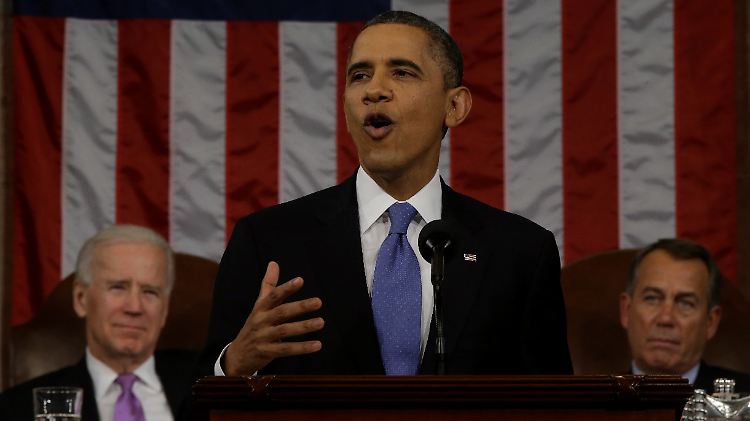 Die Rede von Barack Obama ist in den USA ein fest. 