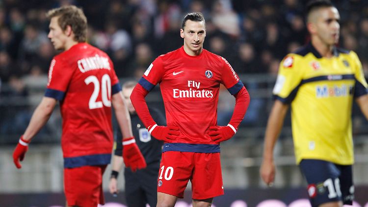 Ein Satz mit x: Zlatan Ibrahimovic, erfolglos in Sochaux.