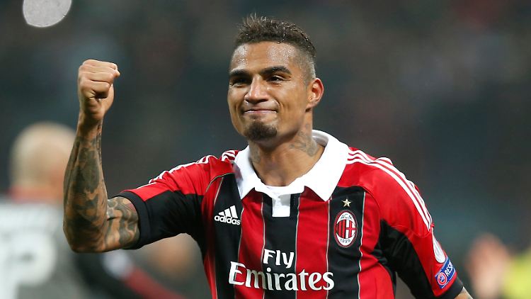 Kevin-Prince Boateng leitete mit seinem 1:0 den Coup des AC Mailand gegen Barcelona ein.