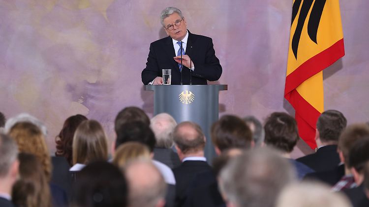 Joachim Gauck versucht den großen Entwurf.