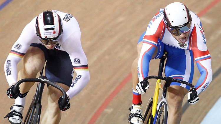 Rasender Muskelberg: Stefan Bötticher (l.) dominierte das Finale in Minsk.