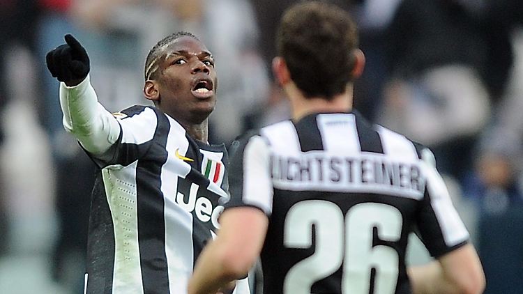 Der dritte Streich: Juves Paul Pogba feiert.