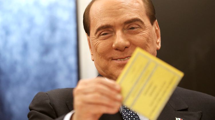Noch immer scheinen die Italiener nicht genug von Silvio Berlusconi zu haben.