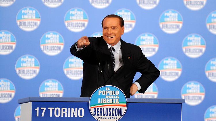 Von Selbstzweifel keine Spur: Silvio Berlusconi nach der Wahl