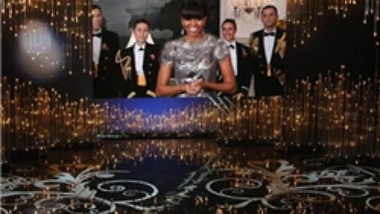 Das Photoshop-Kleid der First Lady.