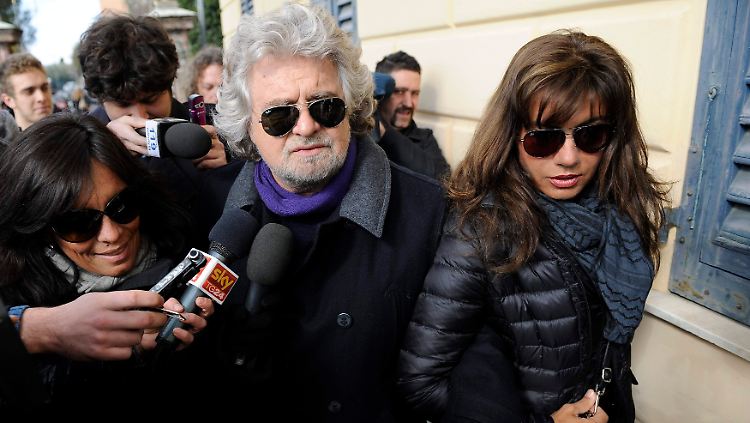 Beppe Grillo macht Ärger.