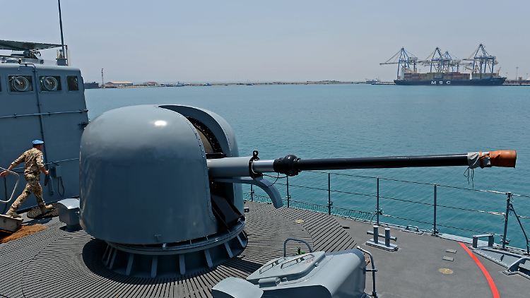 Das Schnellboot S73 "Hermelin" im Hafen von Limassol auf Zypern (Archivbild).