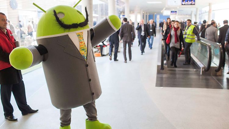Auf der Messe in Barcelona kommt man an Android nicht vorbei.